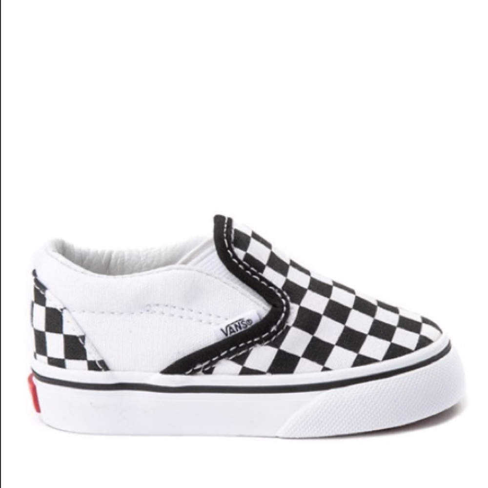 Vans Slip On Checkerboard Toddler 5 Black/ White